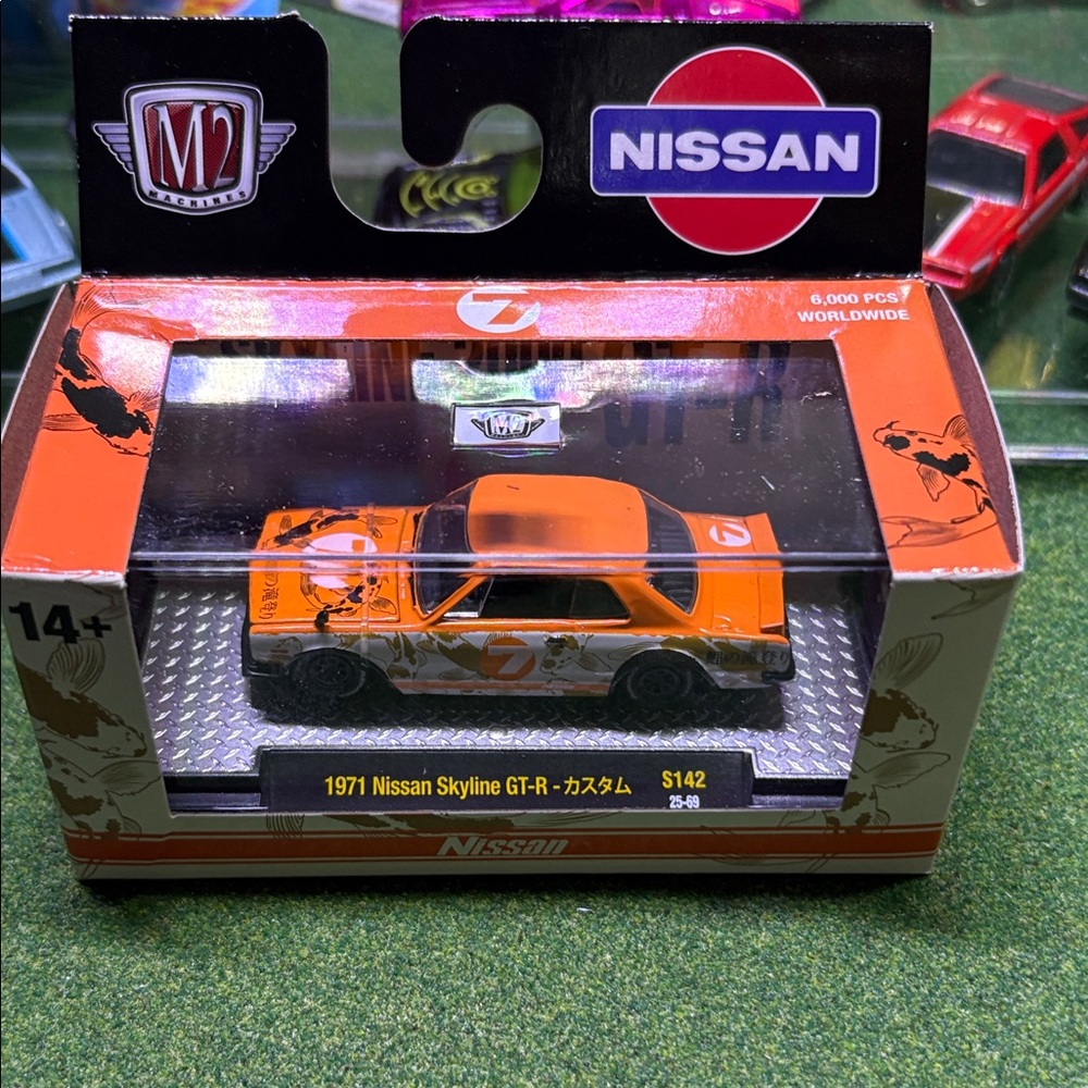 M2 Machines Nissan Skyline GT-R Diecast - Orange